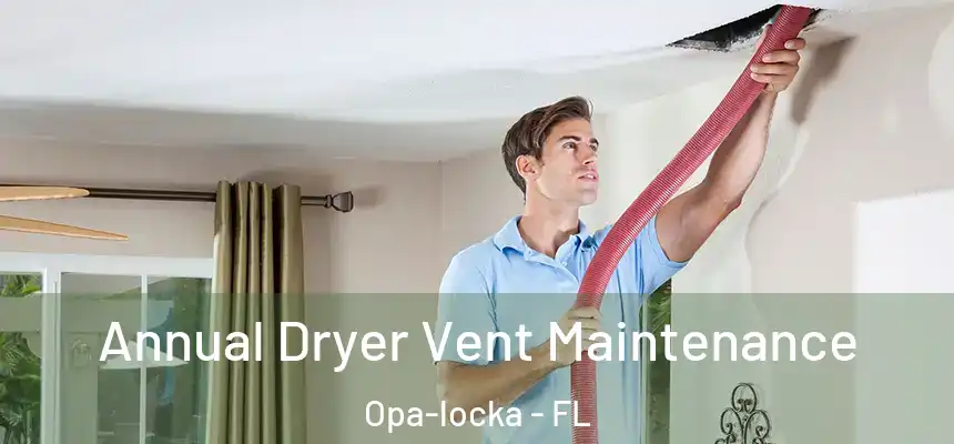  Annual Dryer Vent Maintenance Opa-locka - FL