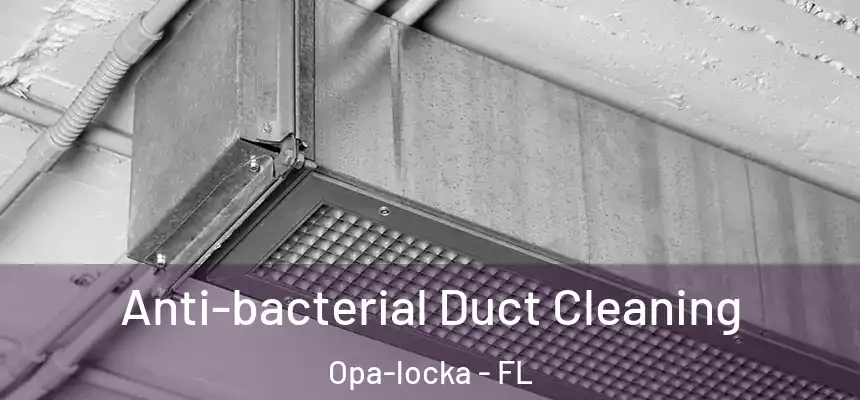 Anti-bacterial Duct Cleaning Opa-locka - FL