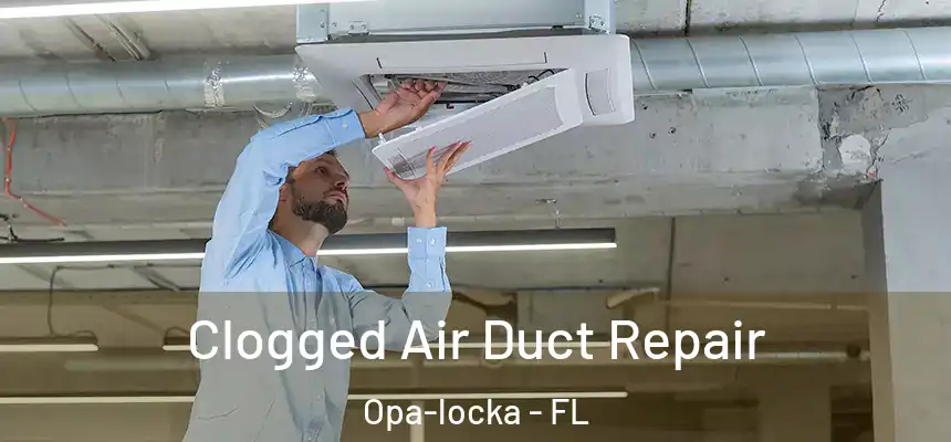 Clogged Air Duct Repair Opa-locka - FL