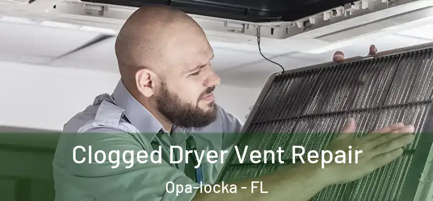  Clogged Dryer Vent Repair Opa-locka - FL