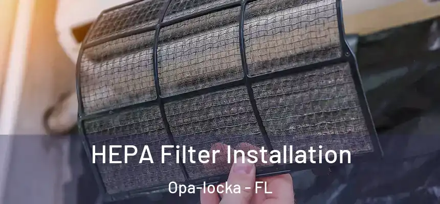 HEPA Filter Installation Opa-locka - FL