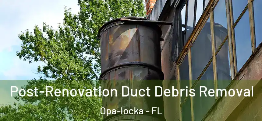  Post-Renovation Duct Debris Removal Opa-locka - FL